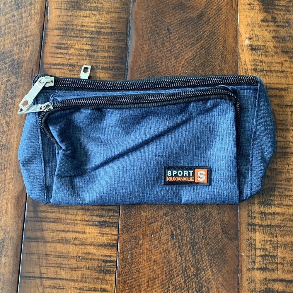 Slim Navy Blue Money Belt Fanny Pack